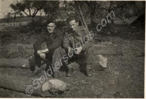 14633288 Private Neville Hempsall and Jerry Hamer.