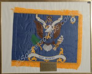 Standard of 5th Battalion, 502nd United States Inf