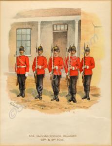 Print - Soldiers of the Gloucestershire Regiment P