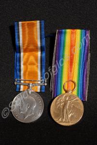 Group of two medals; British War Medal, Allied Vic