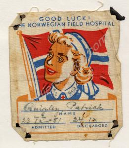 Printed cotton memento from the Norwegian Field Ho