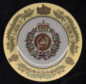 Spode Gloucestershire Regiment Presentation Plate.