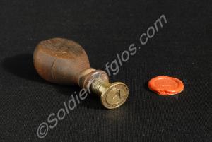 Seal of the 1st Battalion, Gloucestershire Militia