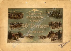 48th Division 1917 Christmas card sent by 3821/241