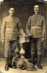 11734 Private Edgar Percy Barker from London, of 2