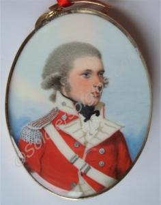Frederick Barlow as a junior officer of the 61st (
