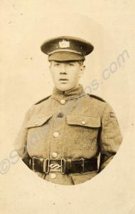 Territorial soldier of the Gloucestershire Regimen