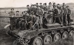 Annual training field exercise with Comet tank.  5