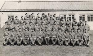 Sergeants' Mess with Colonel J.P. Carne.  5th (Ter