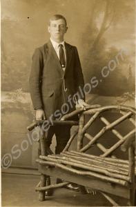 15729 Private Frederick Cecil Tidmarsh in civilian