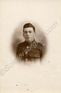 Private Gocher.  Royal Army Medical Corps. 10 Gene