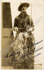 Godfrey H. Williams dressed as a cowboy. Unit unkn