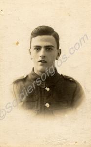 Unidentified soldier. c.1917-1918.