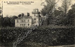 The Chateau at Neufchatel. 1914-1918.