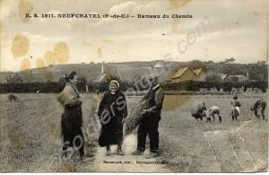 Agricultural scene near Neufchatel. 1914-1918.