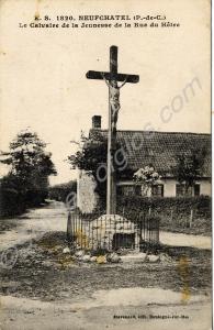 Roadside Calvary in Neufchatel. 1914-1918.