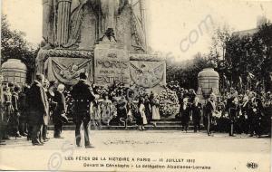 The delegation from Alsace-Lorraine before theCeno