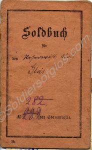 Soldbuch. Soldier's Book of Unteroffizier Wulf Gle