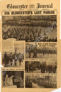 "5th Gloucester's Last Parade." Gloucester Journal