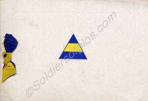 Christmas card. With 66th Division formation sign
