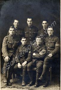 Group of soldiers. 31974 Private Francis Walter Ra