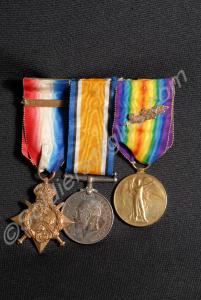 Group of three medals 1914 Star, British War Medal
