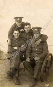 Four soldiers. 14502 Private Maurice Alfred Fuller
