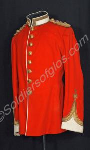 Scarlet dress tunic.  Belonged to Colonel Herbert