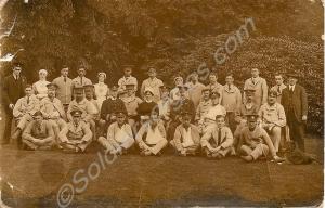 Wounded soldiers from various units in hospital "b