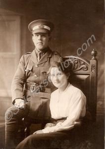 Officer Cadet Henry Nelson Jefferis with Rosina Et