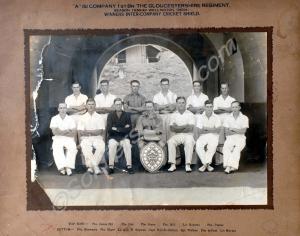 Cricket team. Winners of the Inter-Company Shield.