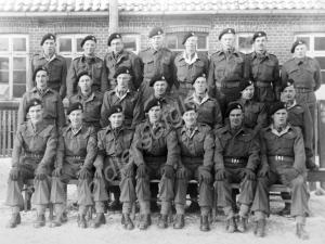 Recce troop with 5623890 Corporal Edwin Falla. 43r