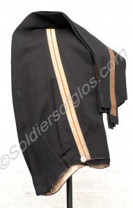 Pair of officer's  levee trousers with gold braid.