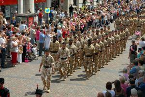Freedom of the City Parade. 1st Battalion, The Rif