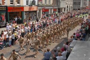 Freedom of the City Parade. 1st Battalion, The Rif