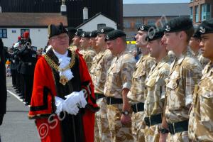 Inspection by the Mayor. Freedom of the City Parad