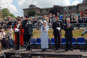 Assembled dignitaries. Freedom of the City Parade.