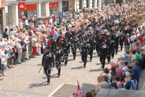 The Band. Freedom of the City Parade. 1st Battalio