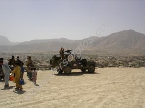 Land Rover patrol. Operation Herrick. 1st Battalio