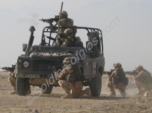 Firing positions. Operation Herrick. 1st Battalion
