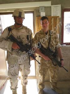 American and British soldiers. Operation Herrick.