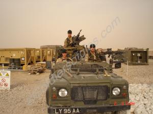 Corporal Vincent with team. Operation Herrick. 1st