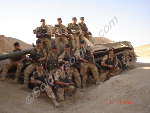 10 Bravo with Russian tank. Operation Herrick. 1st