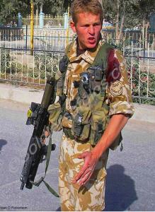 Corporal Stiley wounded. Provincial Reconstruction