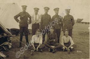 Camp scene. 3121 Private Thomas Edwin Wiltshire se