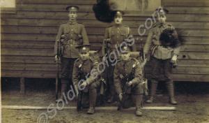 Five soldiers. 3121 Private Thomas Edwin Wiltshire