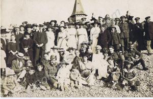 French civilians with British, Australian and Cana