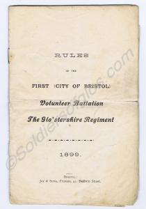 Rules of the 1st (City of Bristol) Volunteer Batta