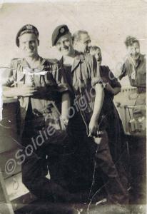 On board ship. 22401959 Private Joseph William Wig