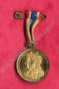 Silver Jubilee Medallion of the Coronation of H.M.